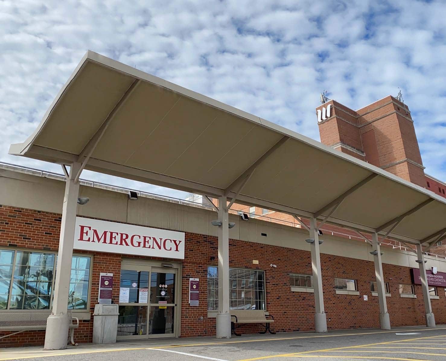 Exterior photo of the WHS Emergency Department